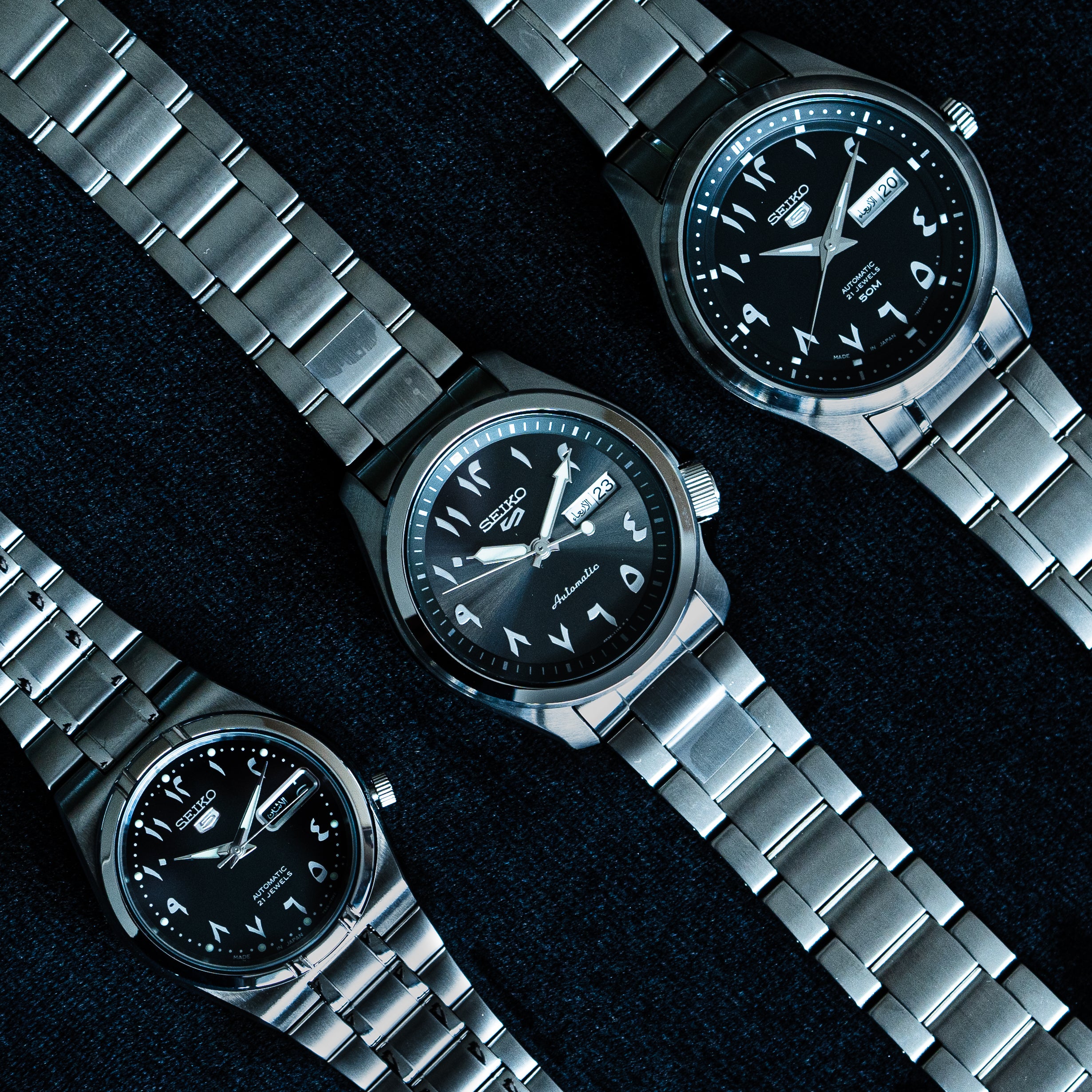 Seiko Arabic Dial des montres japonaises embellies par un style