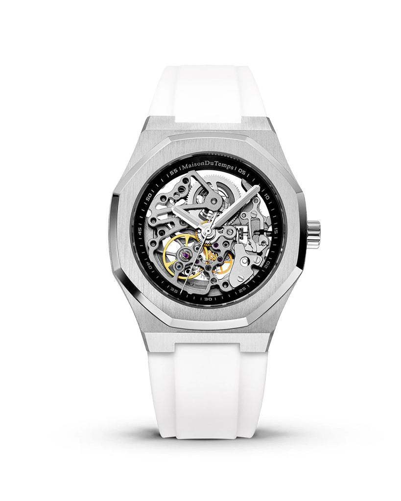 MTBeta Skeleton Silicone Blanc (42mm)