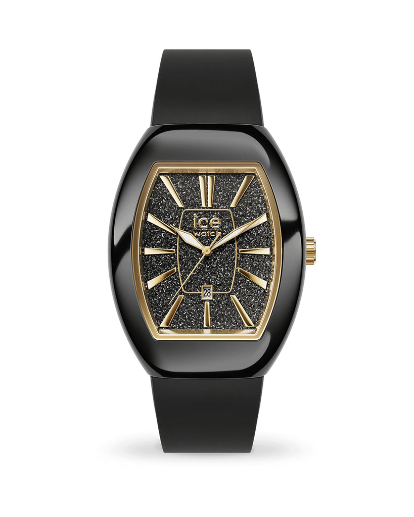 ICE Dome - Black Glitter Gold