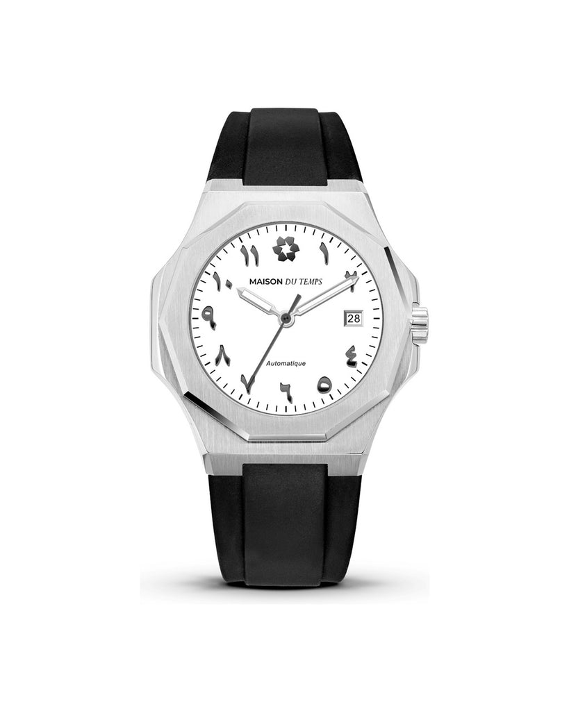 MTZeta Arabic Blanc Silicone Noir
