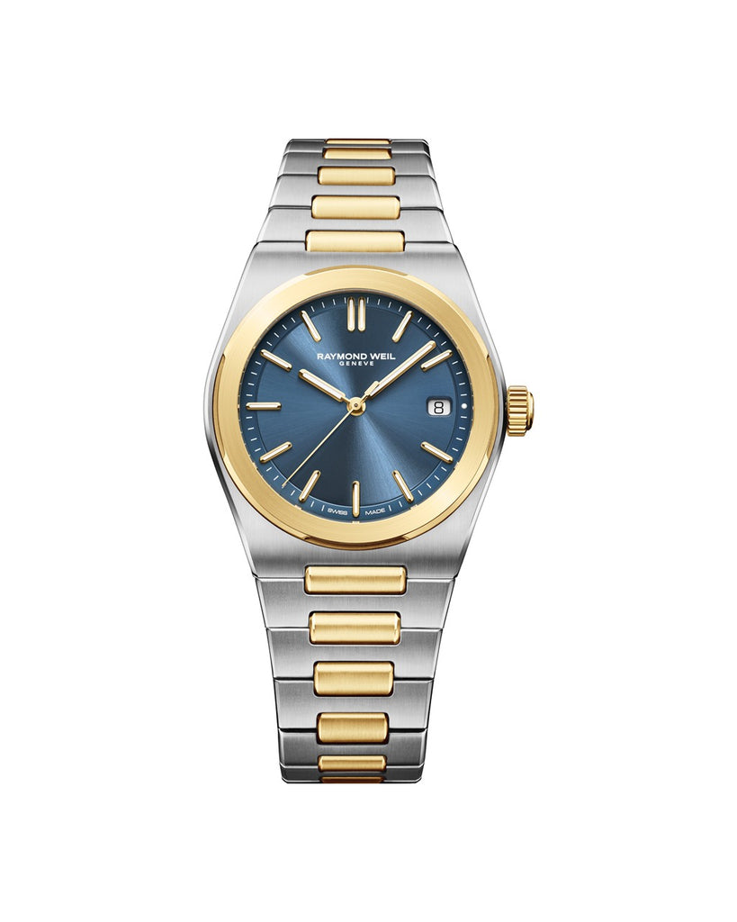 Raymond Weil A.R.T Date bicolore bleu 38 mm 1000-STP-50001