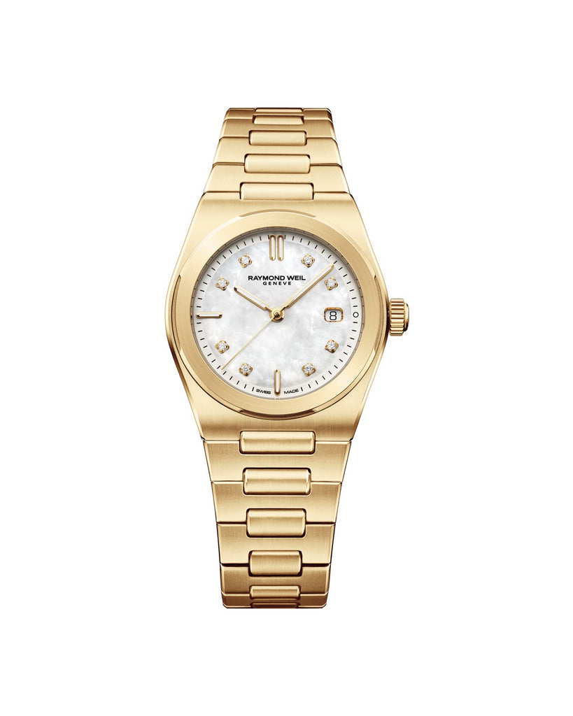 Raymond Weil A.R.T Date quartz or jaune 30 mm 1250-P-97081