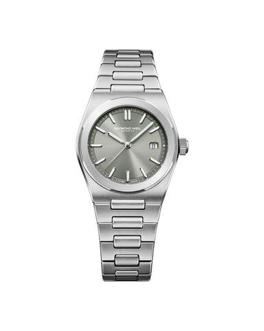 Raymond Weil A.R.T Date quartz cadran gris sauge 30 mm - 1250-ST-52001