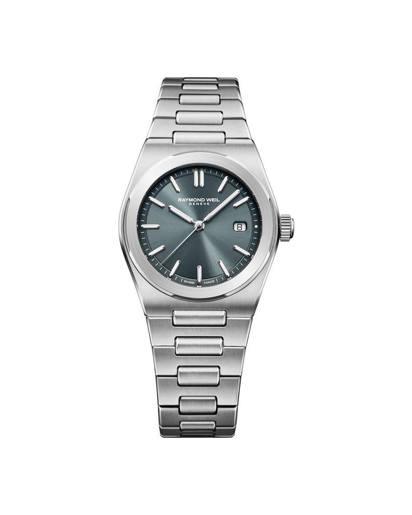 Raymond Weil A.R.T Date quartz bleu charbon 30 mm 1250-STS-56001