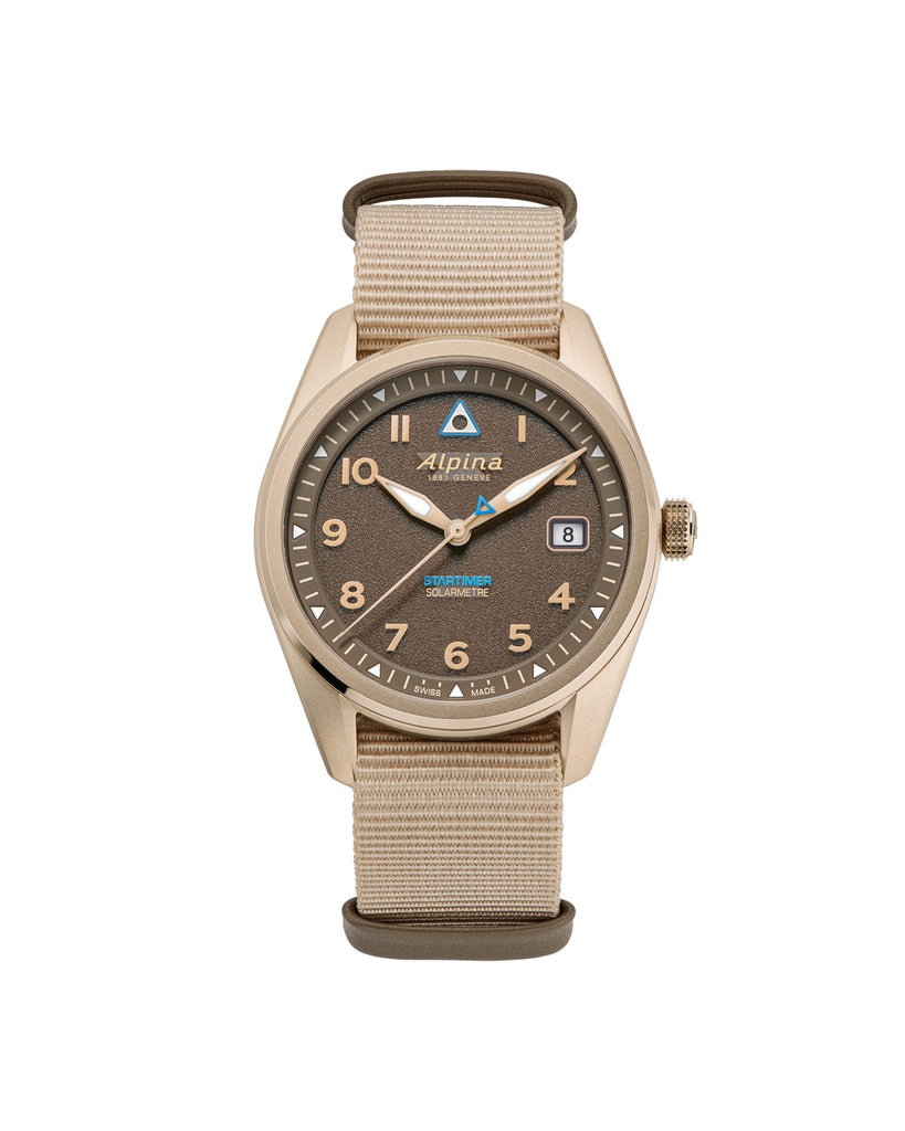 Alpina Startimer Pilot Solarmetre Champagne AL-140BR3S25