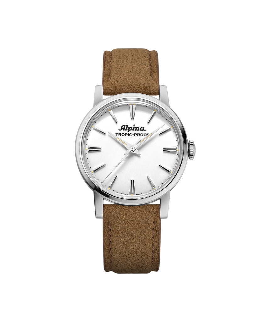 Alpina Heritage Tropic-Proof Handwinding Cadran Blanc AL-480S2H6