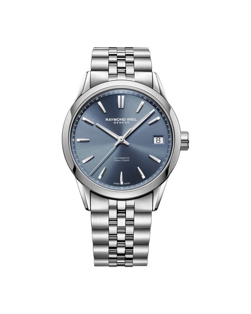 Raymond Weil Freelancer Date cadran bleu 2741-ST-50001