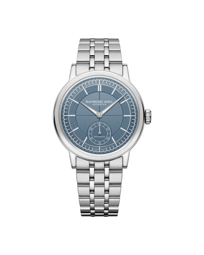 Raymond Weil Millesime petite seconde bleu denim 2930-ST-50011