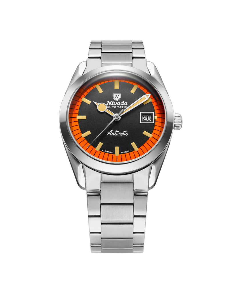 Nivada Antarctic 38mm Black & Orange