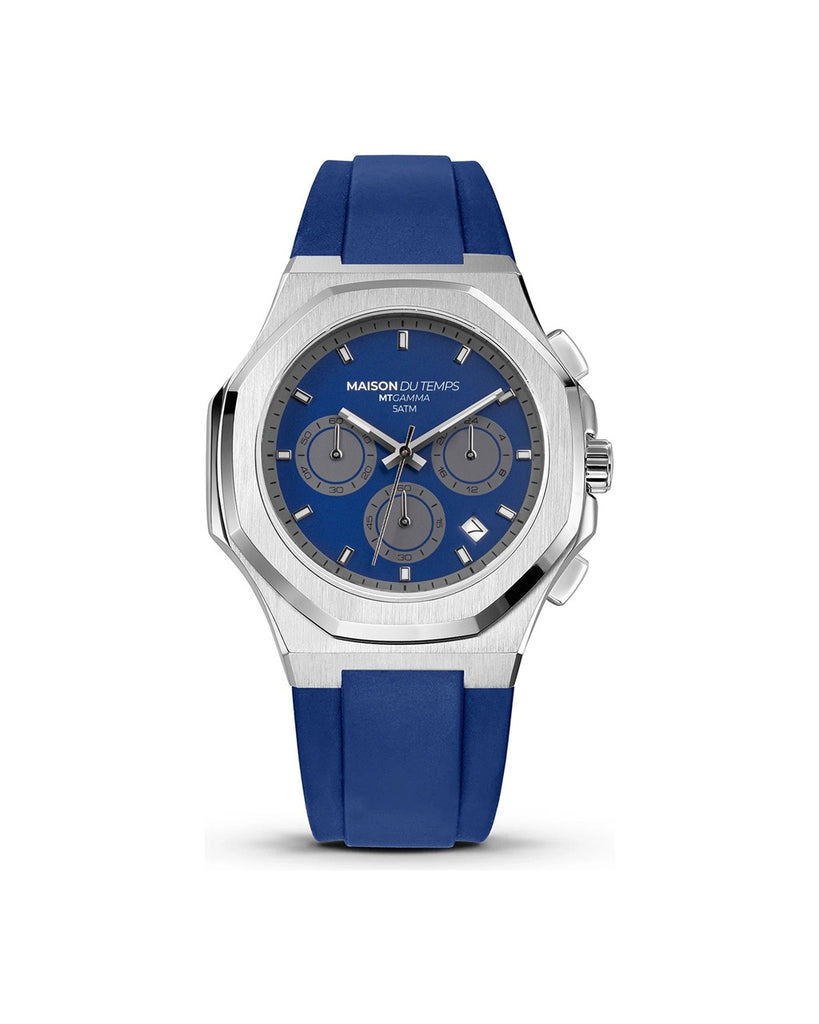 MTGamma Chronographe Bleu Silicone Bleu