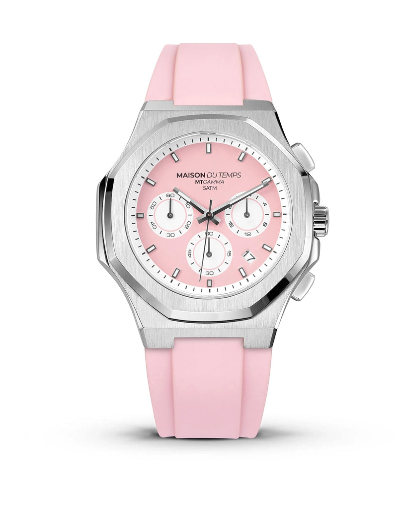 MTGamma Chronographe Rose Silicone Rose
