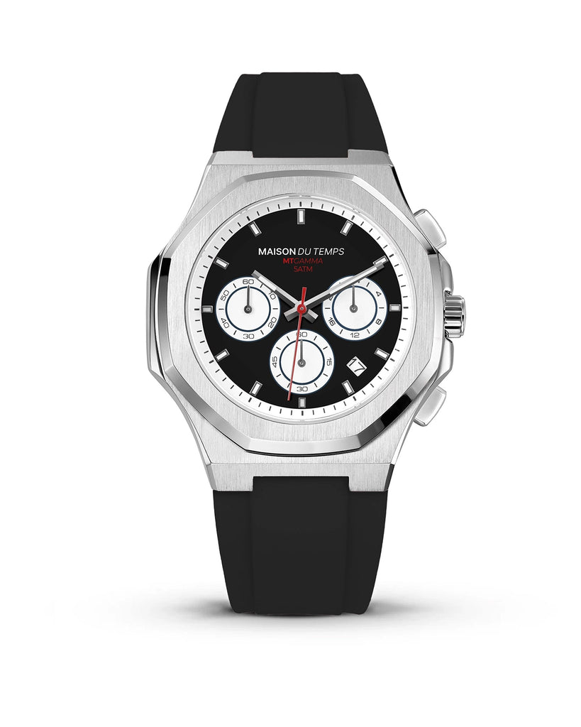 MTGamma Chronographe Noir Silicone Noir