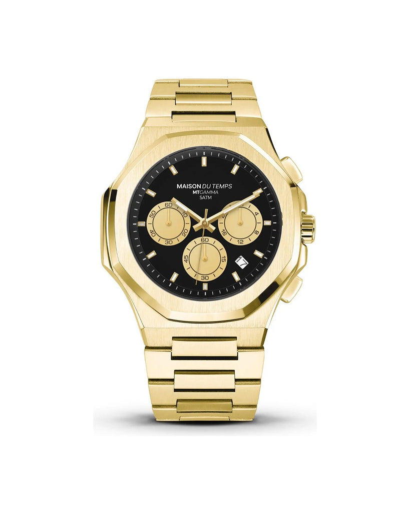 MTGamma Chronographe Noir - Gold Acier