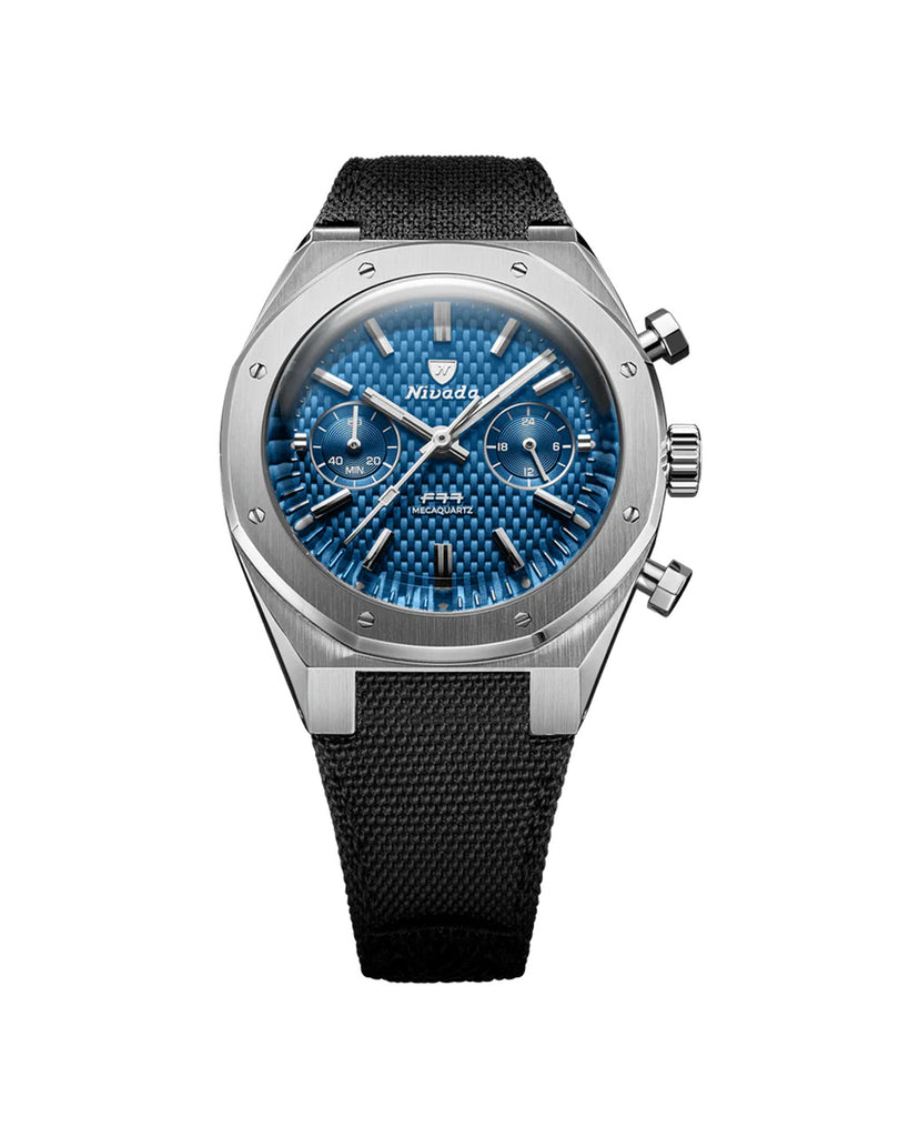 Nivada F77 Chrono Mecaquartz Blue