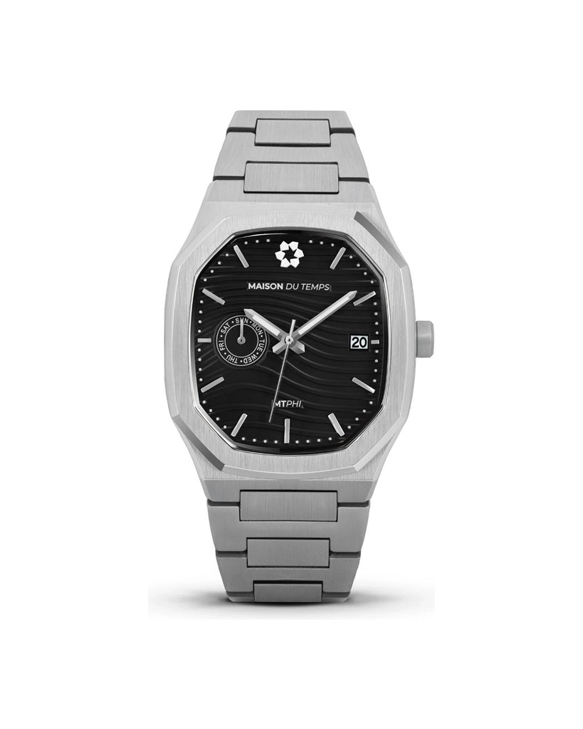 MTPhi Day-Date Noir Acier