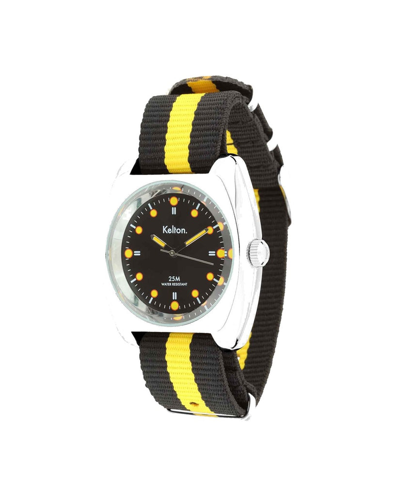 Kelton RC2 Nato Noir-Jaune 9122432 - vue 3/4