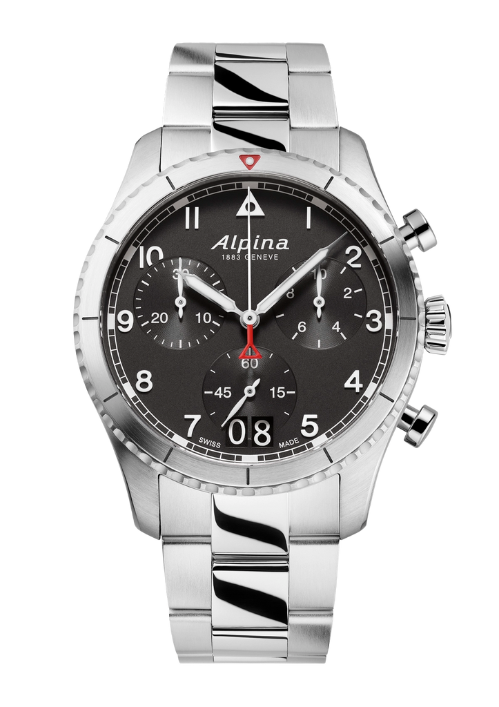 Alpina Startimer Pilot Quartz Chronograph Big Date AL-372BW4S26B