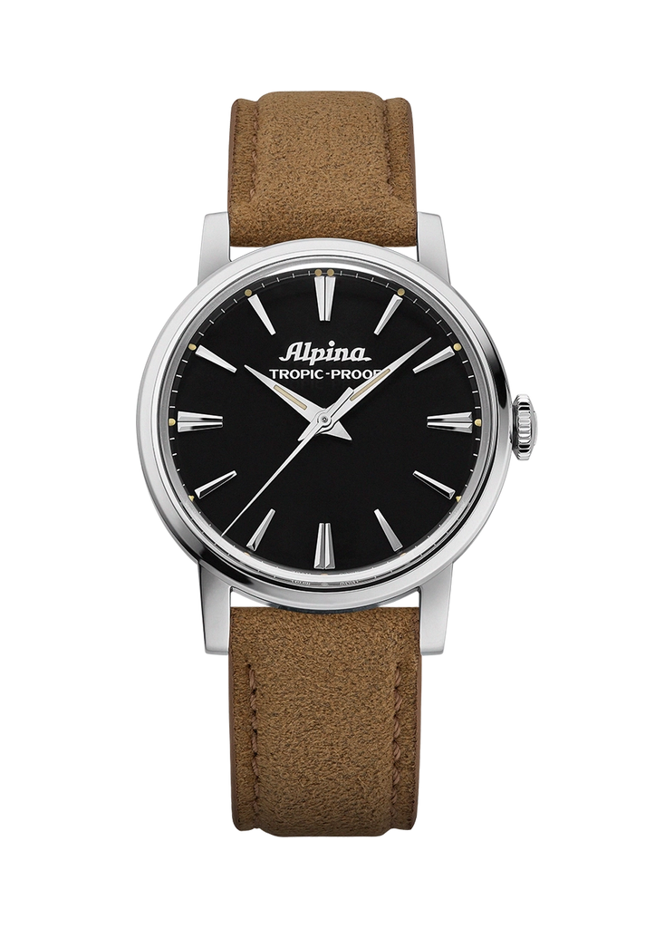 Alpina Heritage Tropic-Proof Handwinding Cadran Noir AL-480B2H6