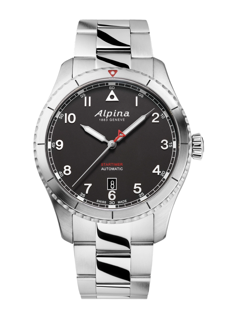 Alpina Startimer Pilot Automatic Bracelet Acier AL-525BW4S26B