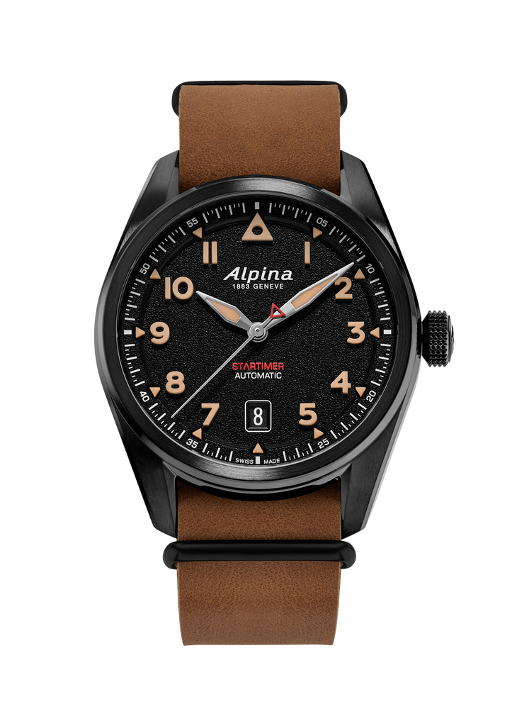 Alpina Startimer Pilot Automatic PVD Noir AL-525BW4SB36
