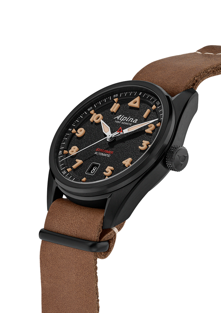 Alpina Startimer Pilot Automatic PVD Noir AL-525BW4SB36
