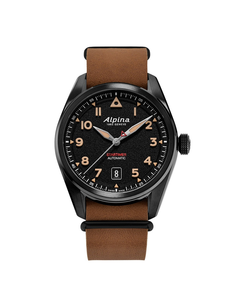 Alpina Startimer Pilot Automatic PVD Noir AL-525BW4SB36