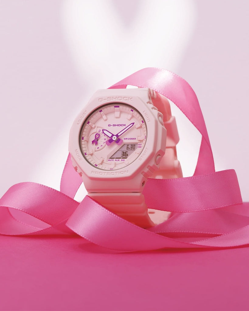 Casio G-Shock GMA-S2100PR-4AER Pink Ribbon, visuel Octobre rose