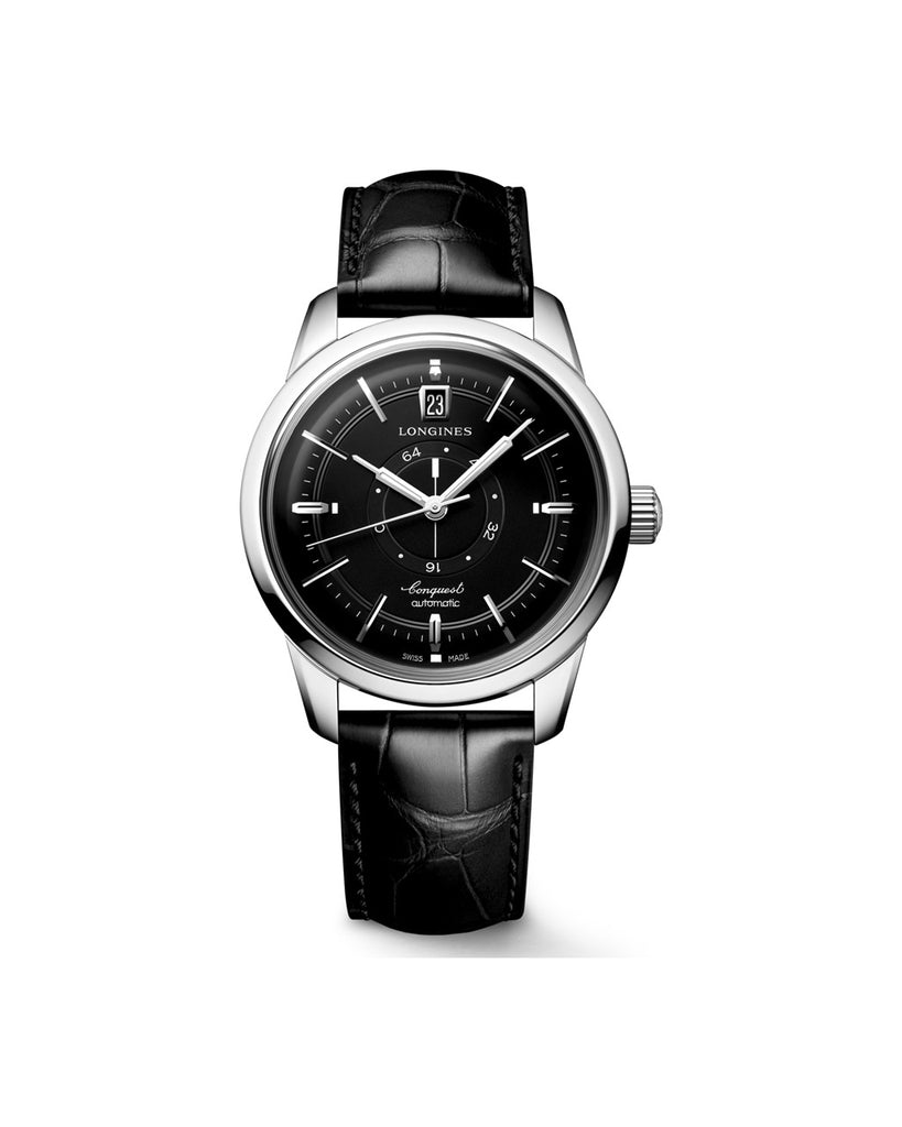 Longines Conquest Heritage Central Power Reserve 38mm Noir - L1.648.4.52.2