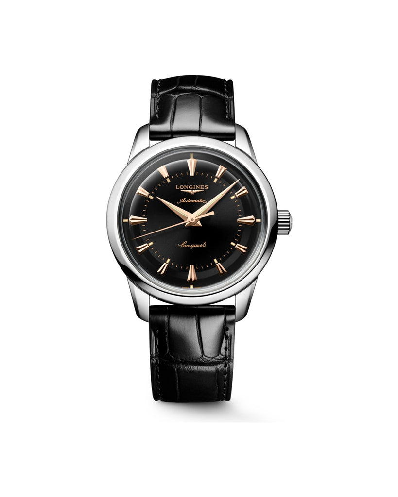 Longines Conquest Heritage 38mm Noir - L1.649.4.52.0