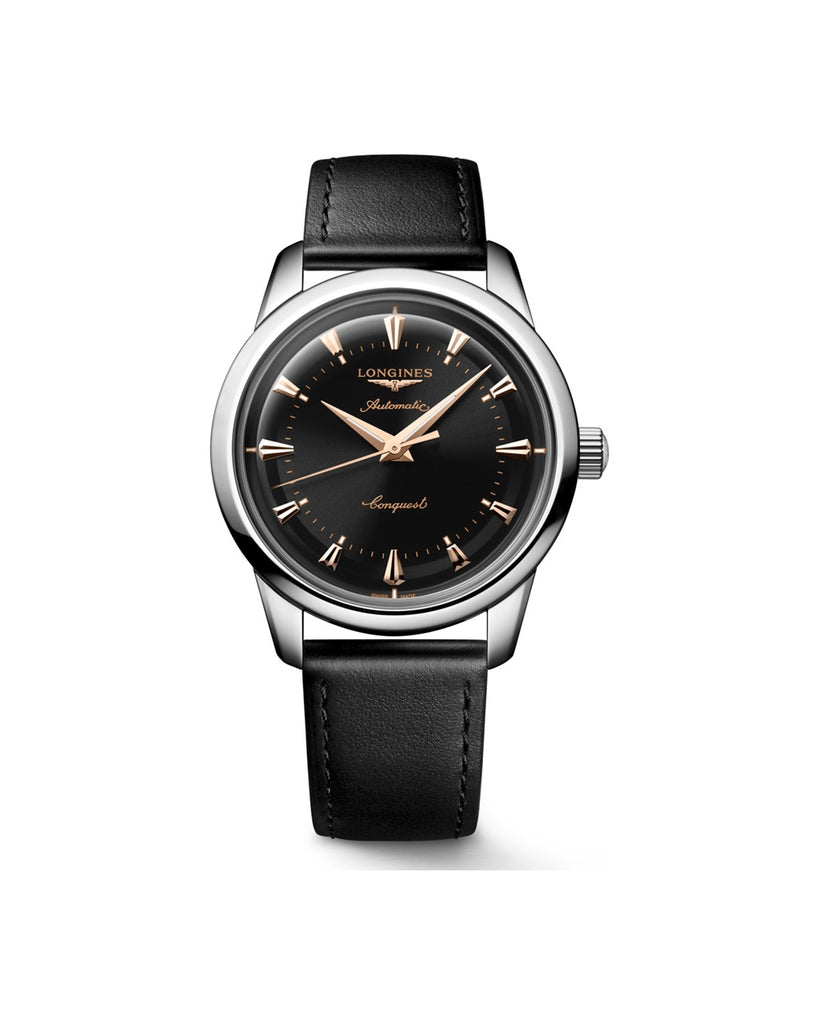 Longines Conquest Heritage 40mm Noir Laqué - L1.650.4.52.2