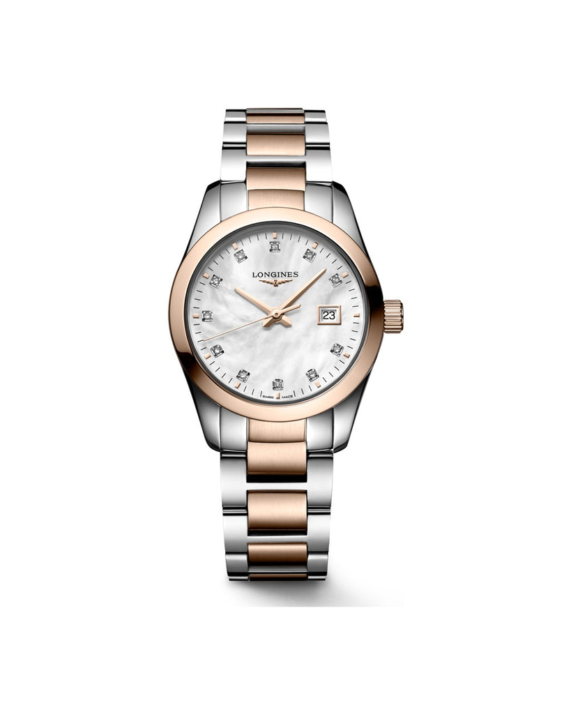 Longines Conquest Classic 29.50mm Cadran Nacre Blanche - L2.286.3.87.7