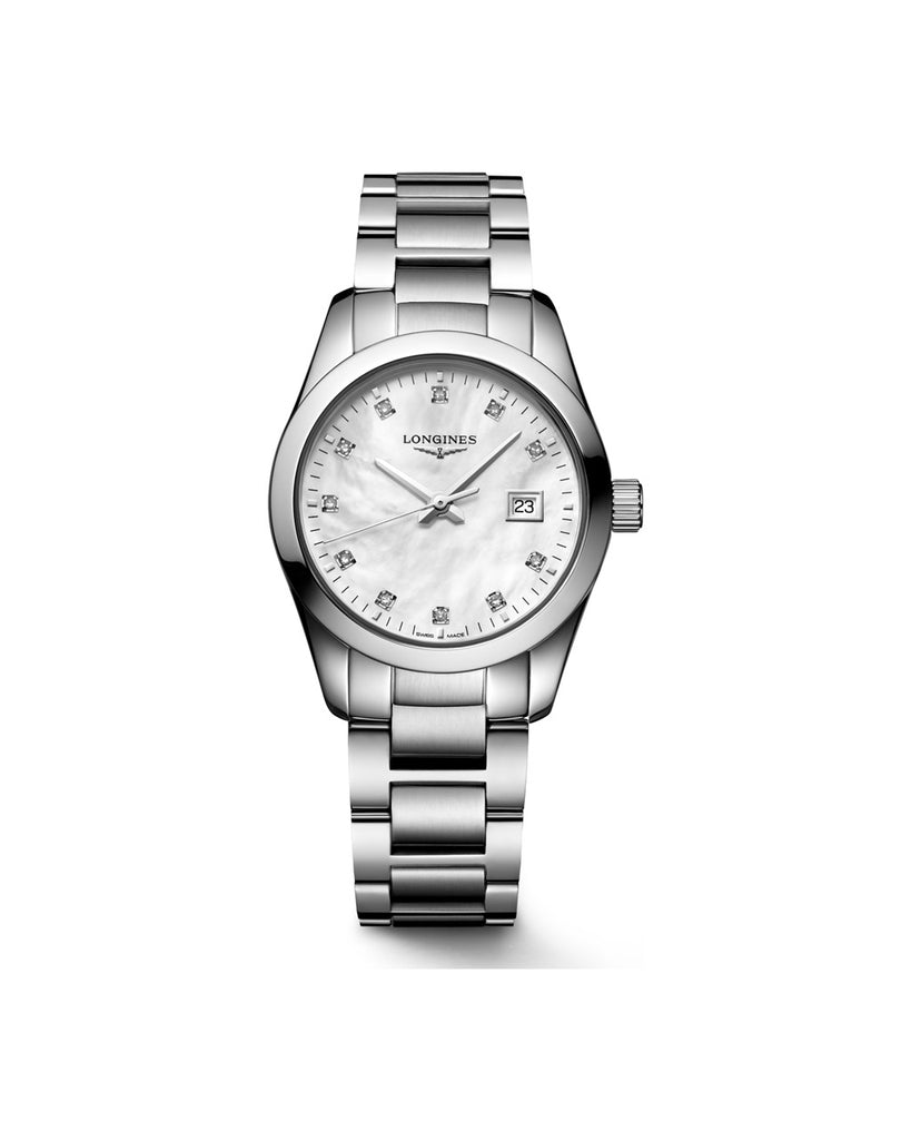 Longines Conquest Classic 29.50mm Cadran Nacre Blanche - L2.286.4.87.6
