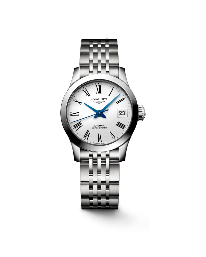 Longines Record Blanc mat - L2.320.4.11.6