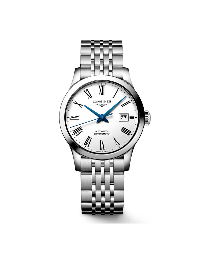 Longines Record Blanc mat - L2.321.4.11.6