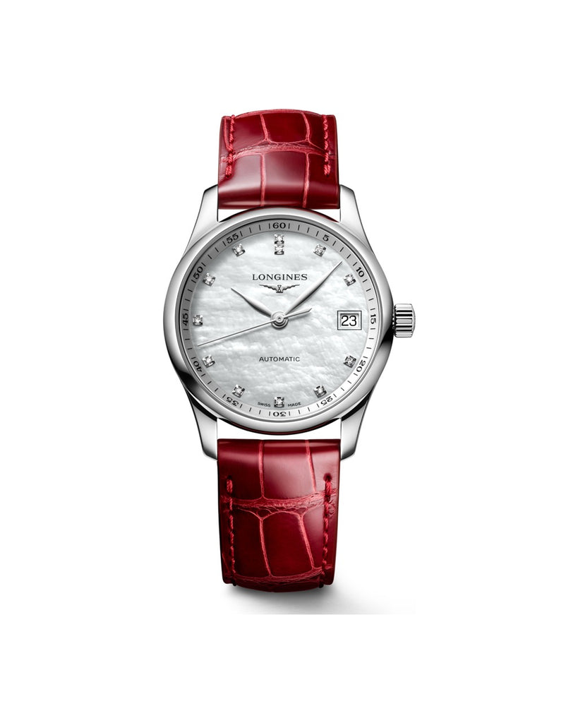 Longines Master Collection 34mm Nacre Cuir - L2.357.4.87.2