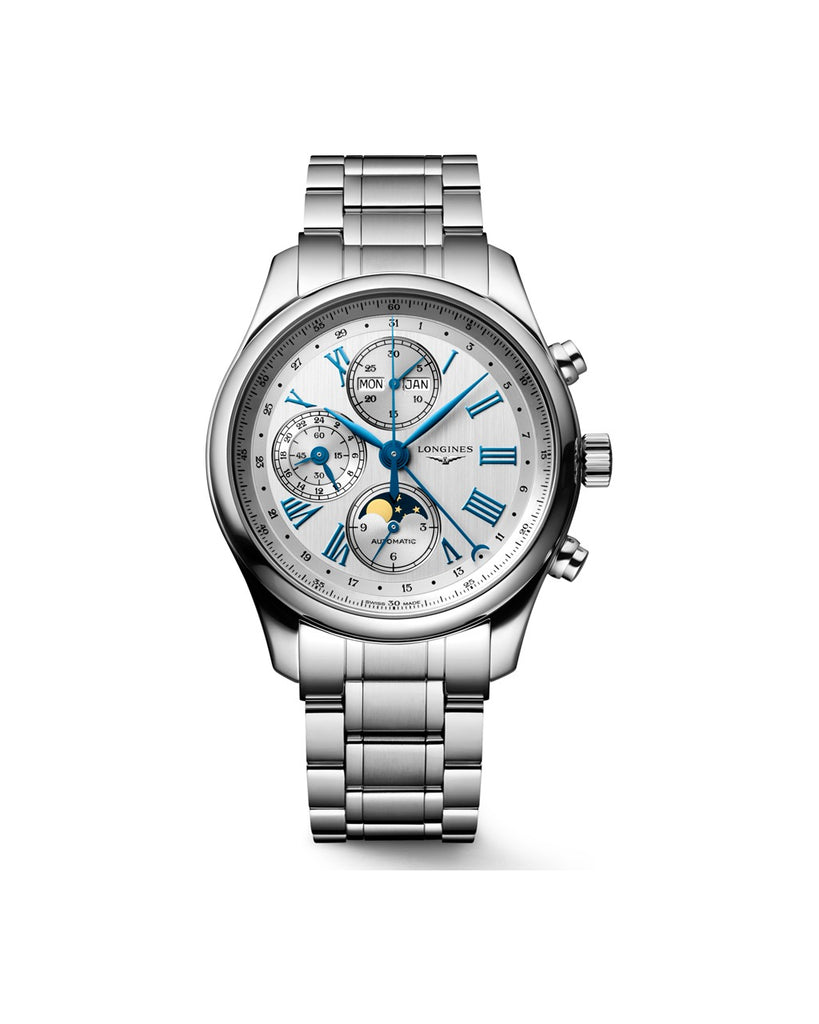 Longines Master Collection Chrono Moonphase 42mm Argenté - L2.773.4.71.6