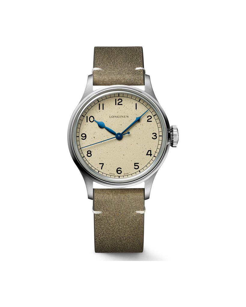 Longines Heritage Military Argenté - L2.819.4.93.2