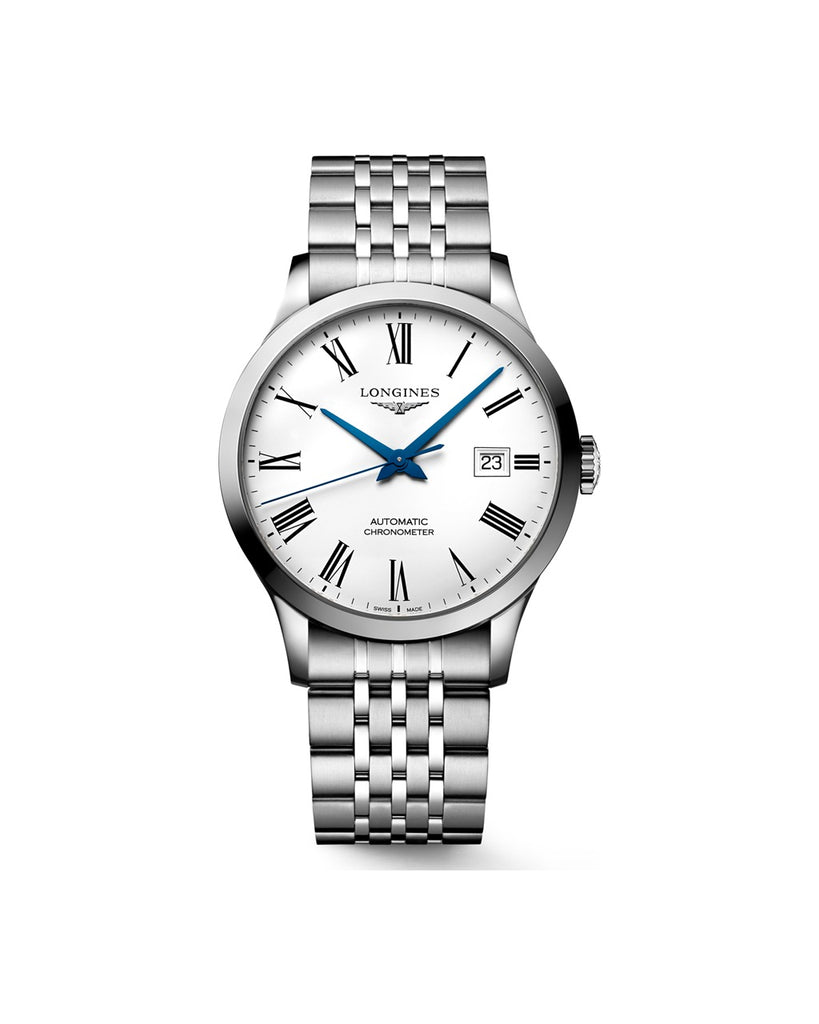 Longines Record Blanc mat - L2.821.4.11.6