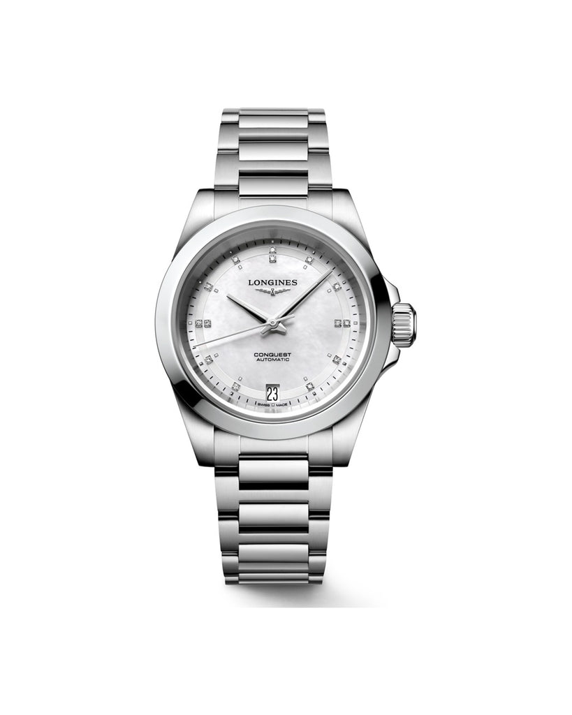Longines Conquest 34mm Nacre Blanche - L3.430.4.87.6