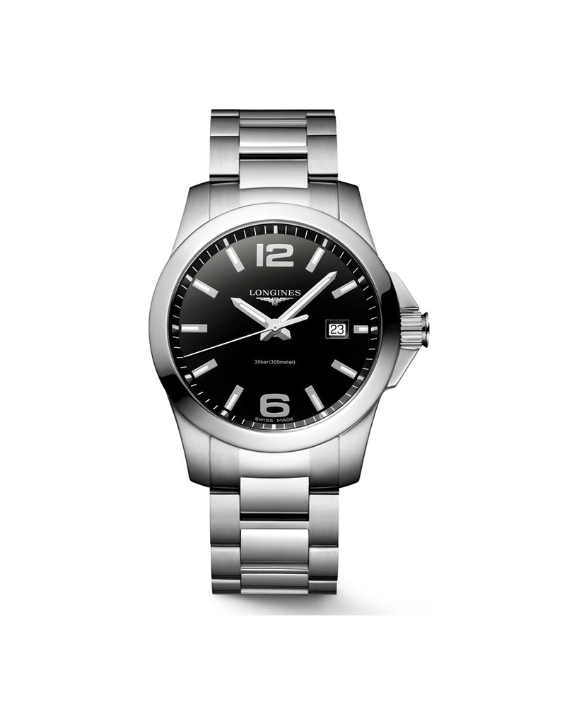 Longines Conquest 41mm Noir Laqué - L3.759.4.58.6