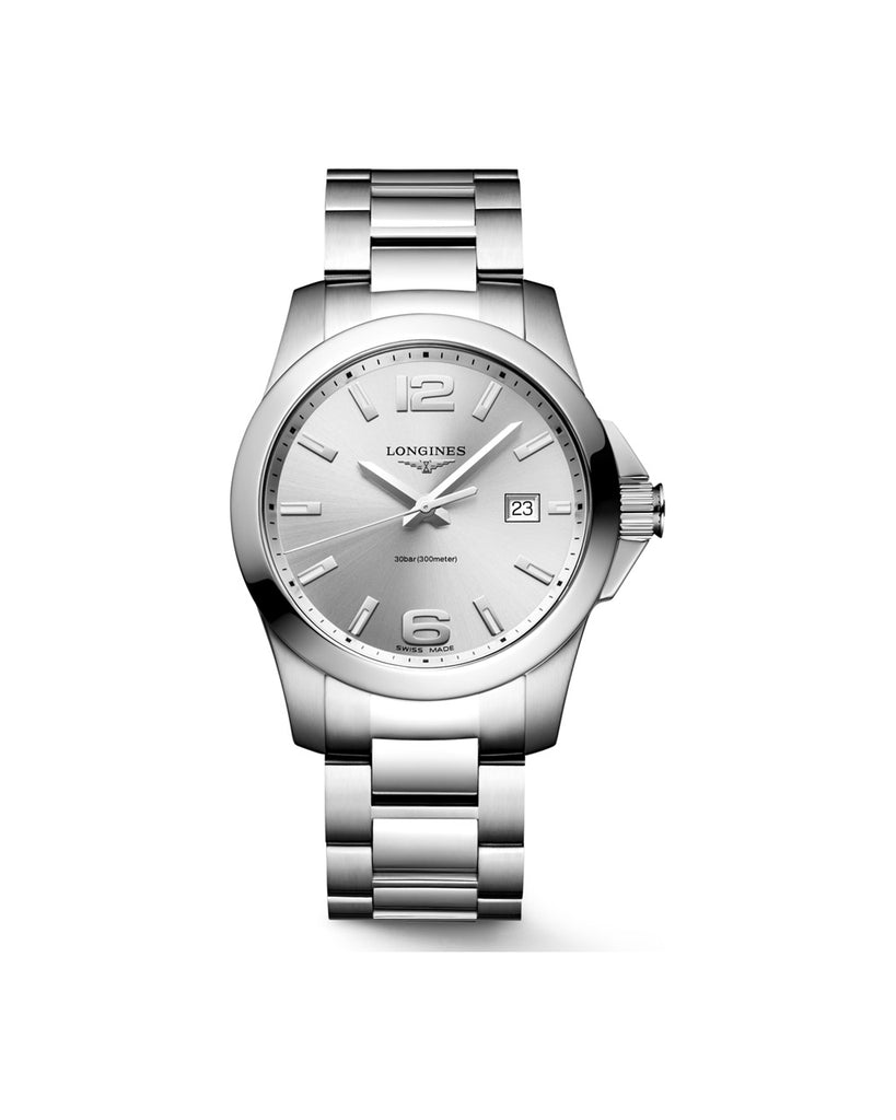Longines Conquest 41mm Argenté - L3.759.4.76.6