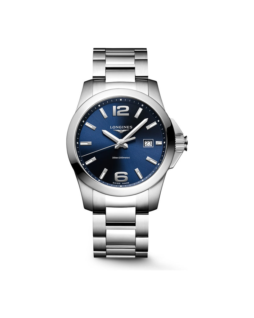 Longines Conquest 41mm Bleu - L3.759.4.96.6