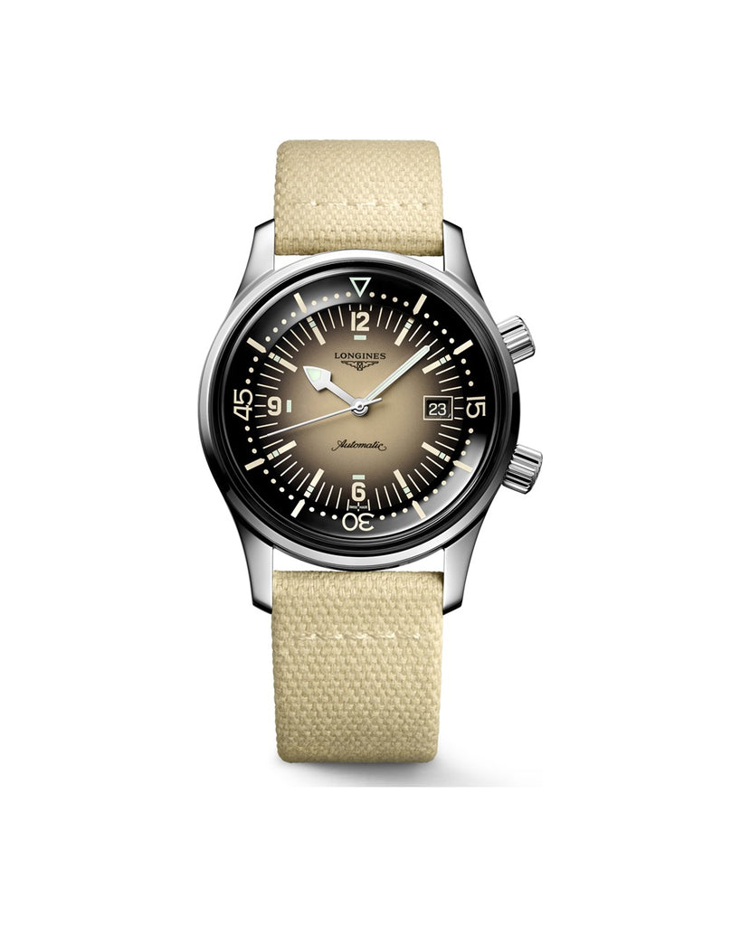 Longines Legend Diver 42mm Cadran Beige - L3.774.4.30.2