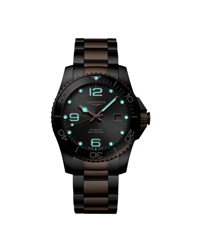 Longines HydroConquest 41mm Cadran Gris Soleillé - L3.781.3.78.7
