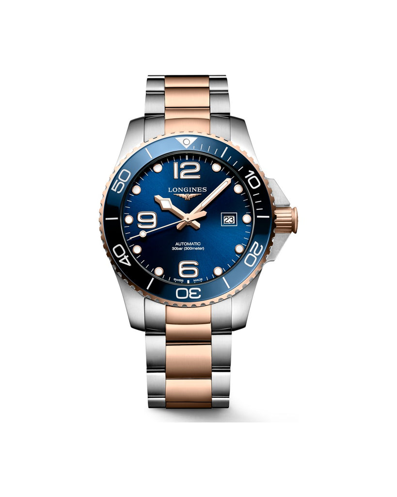 Longines HydroConquest 43mm Bleu PVD Rouge - L3.782.3.98.7