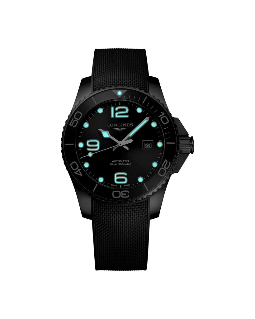 Longines HydroConquest 43mm Cadran Noir Soleillé - L3.782.4.56.9