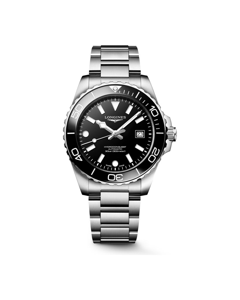 Longines HydroConquest 42mm Noir - L3.788.4.56.6