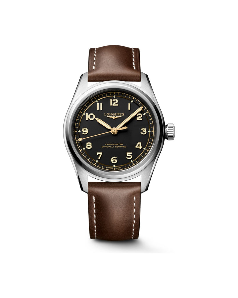 Longines Spirit Pilot 39mm Cuir - L3.809.4.53.2