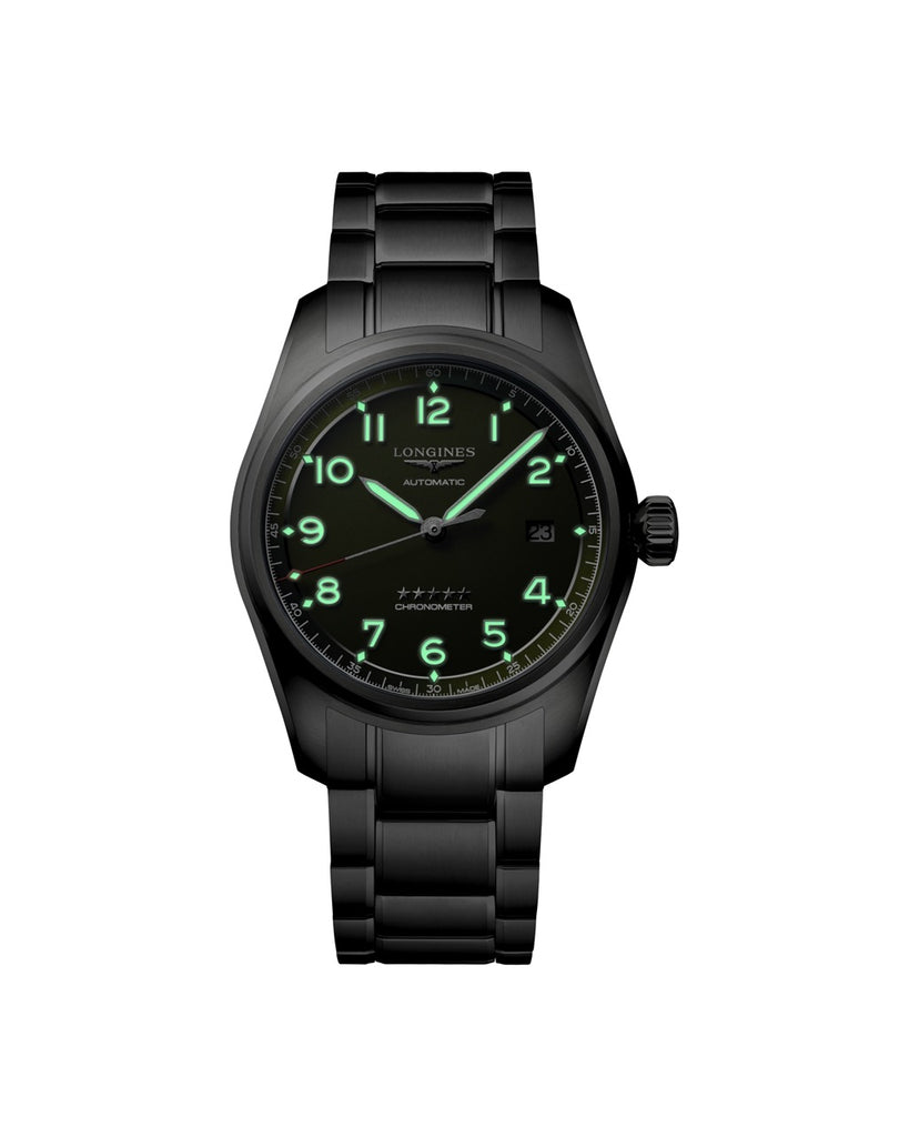 Longines Spirit 40mm Cadran Vert Mat - L3.810.4.03.6