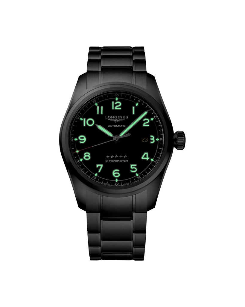 Longines Spirit 42mm Cadran Noir Mat - L3.811.4.53.6